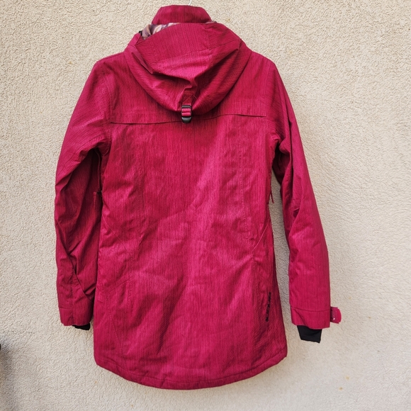 LIQUID Women's Freerider Jacket Small Red 10K Waterproof Outdoors Hood Ski - Picture 5 of 16